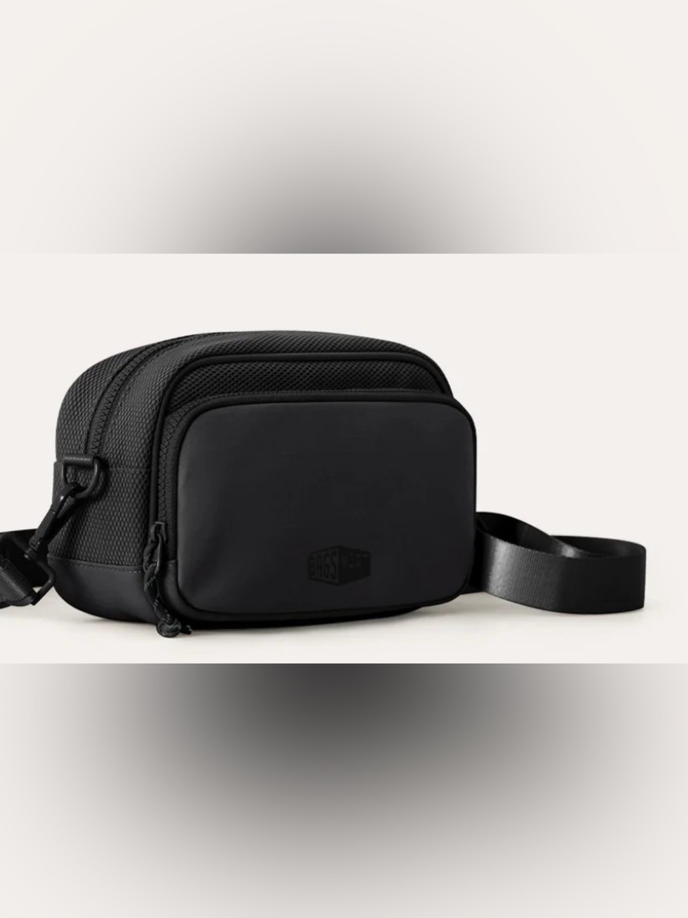 BAGSMART REIKI Crossbody Bag Black RFID Travel Shoulder Bag NWT Detachable Case - Picture 7 of 7